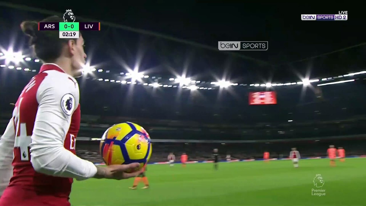 الدوري الانجليزي ارسنال وليفربول 22/12/2017 الشوط الاول