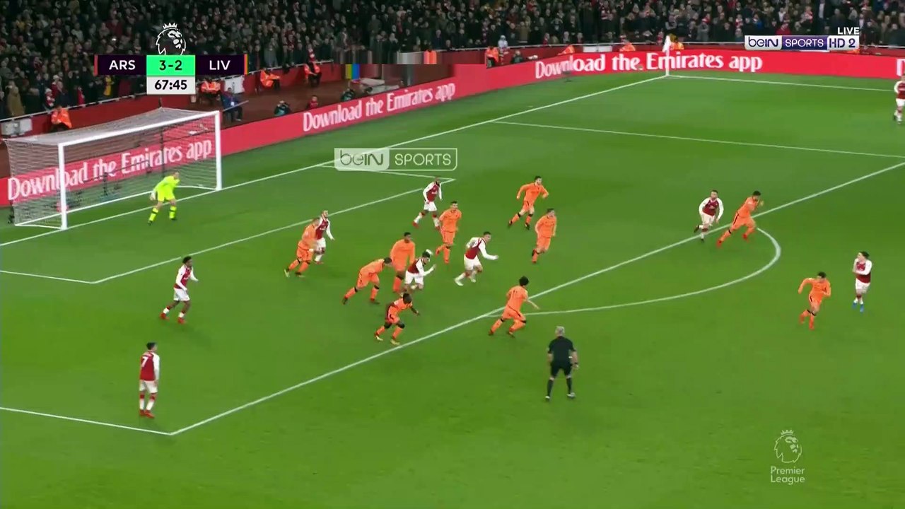 الدوري الانجليزي ارسنال وليفربول 22/12/2017 الشوط الثاني