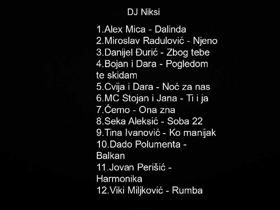 DJ Niksi - Mega mix(avgust 2012)