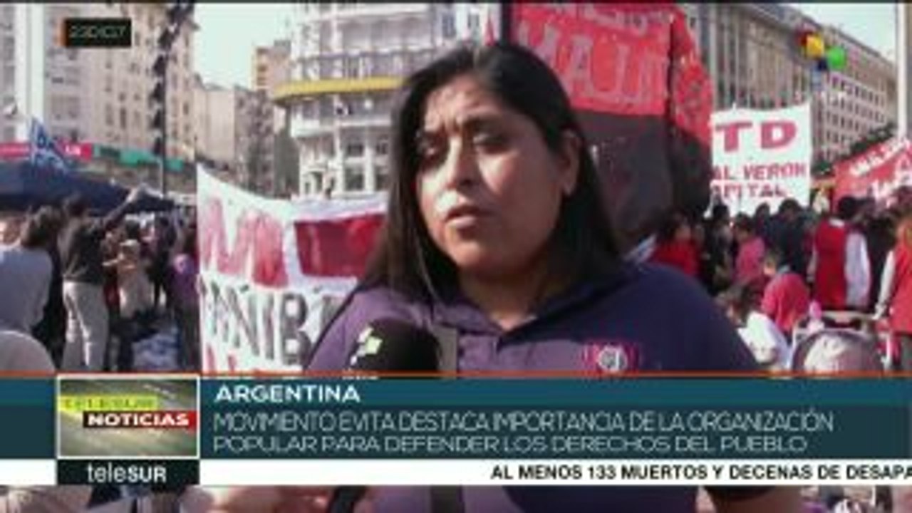 Organizaciones argentinas exigen frenar reformas neoliberales