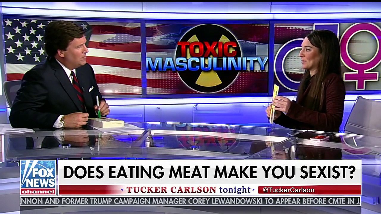 Fox News host hilariously psychoanalyzed by vegetarian feminist