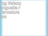 mumbi Cuir véritable Etui Samsung Galaxy S6 Edge Languette rétractable fermeture velcro