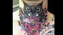 30 Owl Neck Tattoos For Men-noumBfgBTbY
