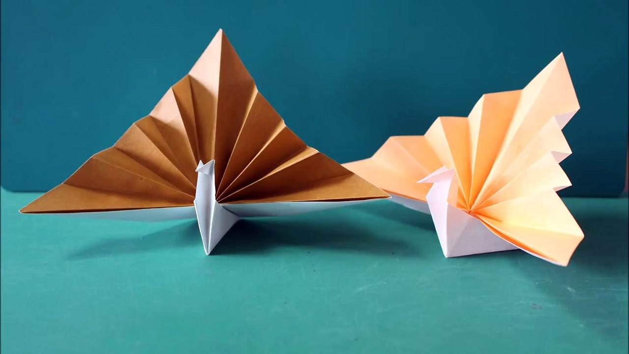 'Wings crane'Origami for Thanksgiving-mFVUAoDMomI