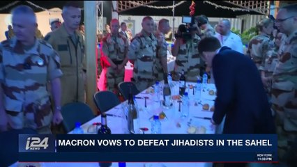 Download Video: i24NEWS DESK | Macron vows to defeat Jihadists in the Sahel | Friday, December 22nd 2017