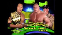 The Rock VS Brock Lesnar SummerSlam 2002 HD
