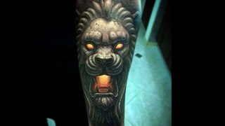 40 Lion Forearm Tattoos For Men-ps8JkLILfM4