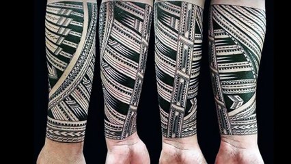40 Polynesian Forearm Tattoos For Men-hThgR1hfkkA