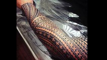 40 Polynesian Sleeve Tattoos For Men--ZhznlQomhI