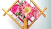How To Make Newspaper  Flower Vase _ DIY newspaper crafts-iuJzWWLk6Aw