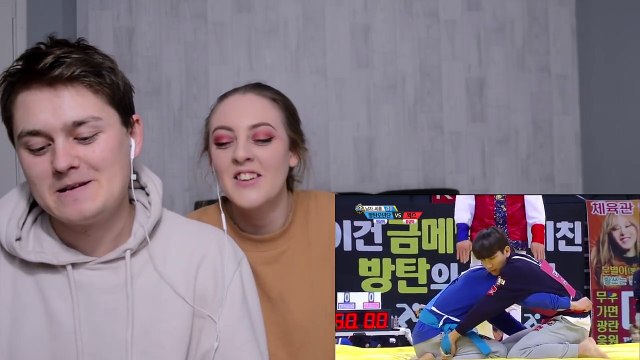 BF & GF REACT TO BTS (방탄소년단) VS VIXX - Wrestling @ 2016 Idol Star Championships (BTS REACTION)-iVcWE_8ej7s