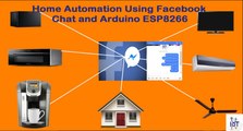 Home Automation Using Facebook Chat And Arduino ESP8266 WiFi | REST Call Arduino | IoT