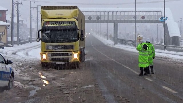 Bolu Dağı’nda TIR'ların geçişine izin verilmiyor