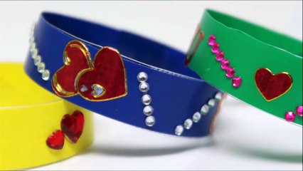 Video herunterladen: 10 DIY Valentines Day Bracelets Ideas for Kids Recycling Art by Recycled Bottles Crafts-eEywOHm9HxY