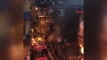 Beyoğlu'nda Yangın Paniği: Mahsur Kalanları İtfaiye Kurtardı