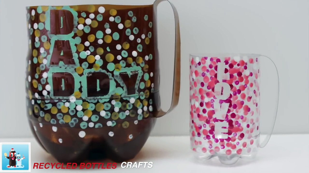 DIY Crafts Ideas - How to Make a Cup_Mug From Plastic Bottle-OBel3v-Eh2c