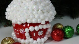 DIY Kids Crafts Ideas for Christmas - Plastic Bottles Winter House - Recycled Bottles Crafts-R2vf-6wkmOs