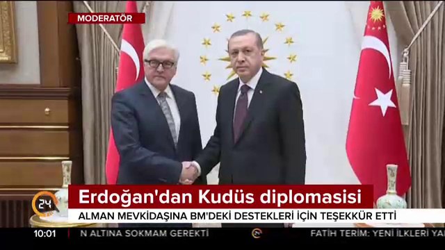 Erdoğan'dan Kudüs diplomasisi