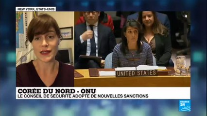 Sanctions contre Pyongyang : "l''objectif est de toucher au coeur du système nord-coréen"