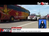 Ban Pecah, Pickup Tabrak Bus 6 Orang Tewas