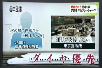 JR異変見過ごし3時間超、ダイヤ優先で黙殺された現場の声→新幹線脱線の恐れ