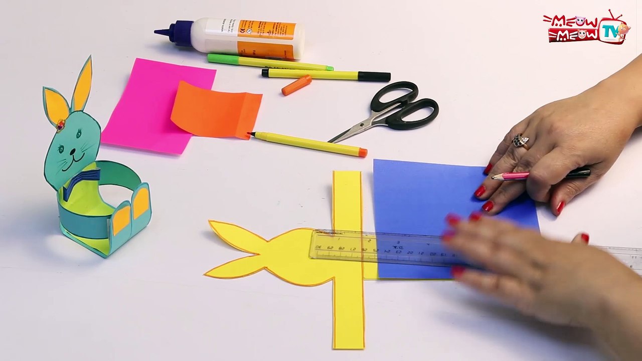 Rabbit  Stand | Paper Rabbit Stand | Meow Meow Tv
