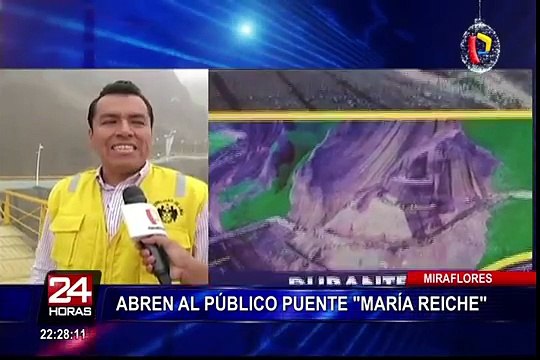 Costa Verde: puente peatonal María Reiche es abierto al público en Miraflores