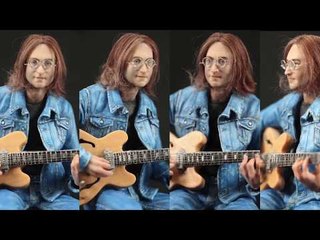 Sculptor Makes Incredible Model of John Lennon