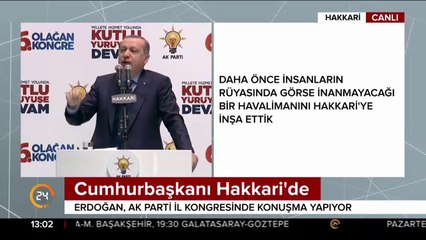 Hakkari'deki su sorununu da çözeceğiz