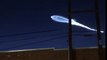 Une fusée SpaceX vole au-dessus de Los Angeles de Nuit !