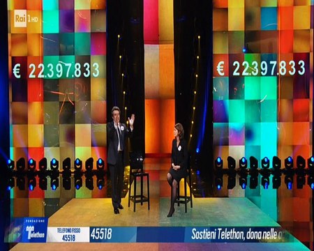 Flavio Insinna conduce la Speciale Maratona Telethon su Rai 1 - 1° Parte- 22/12/2017