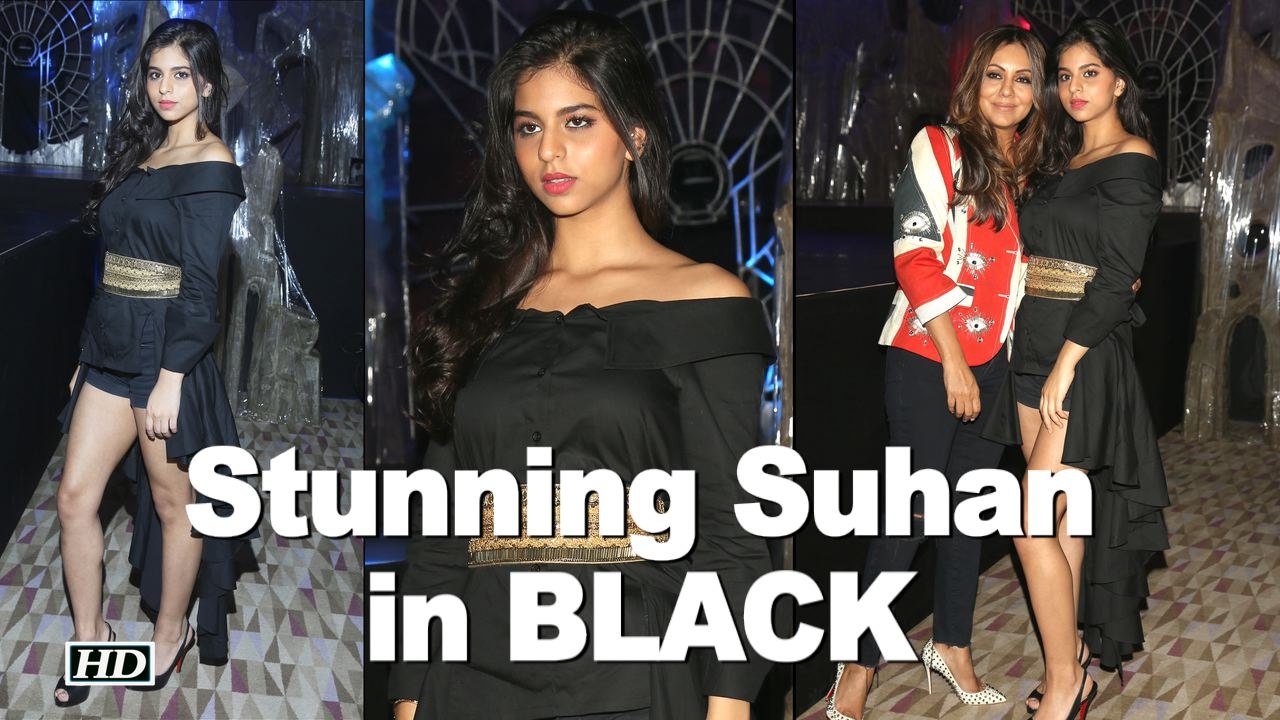 SRK Gauri daughter Suhana in BLACK looks stunning