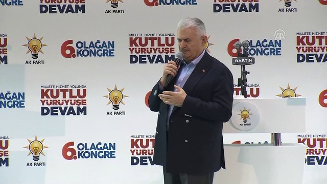 Başbakan Yıldırım: 'Neymiş, Kudüs'ü İsrail'in başkenti yapacakmış. Gençler, 'Ben yaptım, oldu' demekle oluyor mu? Olmuyor' - BARTIN