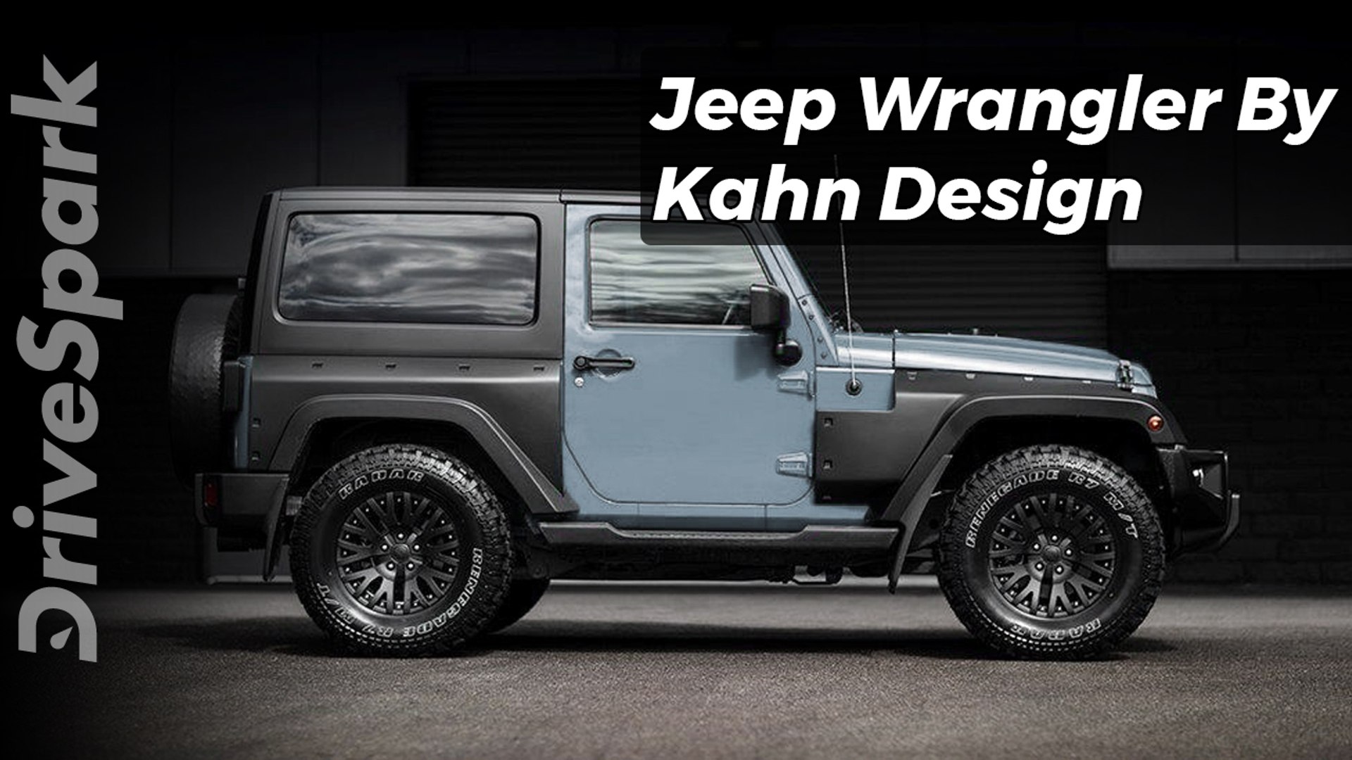 Khan Design Jeep Wrangler Black Hawk Edition - DriveSpark - video  Dailymotion