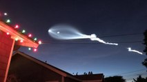 صاروخ فالكون 9 يزرع الذهر في سكان كاليفورنيا