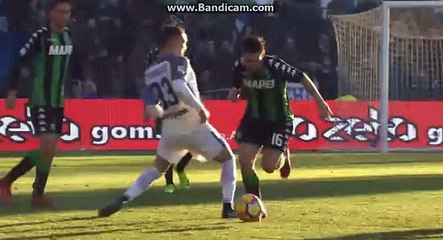 Diego Falcineli GOAL Sassuolo 1-0 Inter 23.12.2017