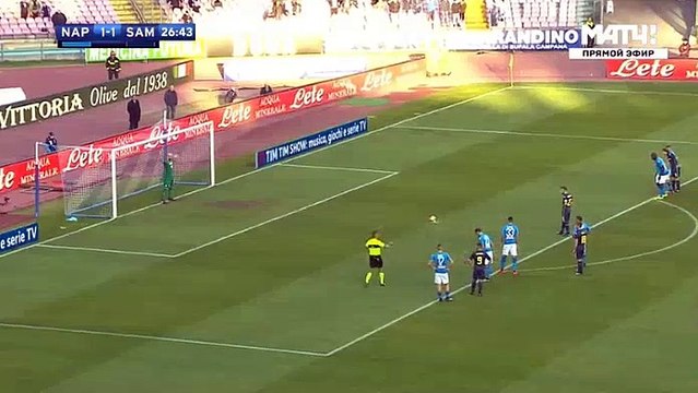 Quagliarella (Penalty) Goal HD -Napoli	1-2	Sampdoria 23.12.2017