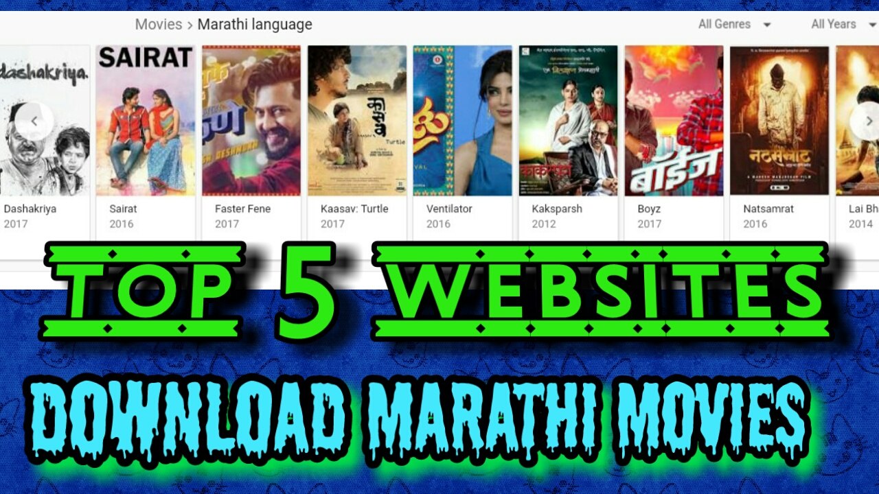 Top 5 websites to download Marathi movie
