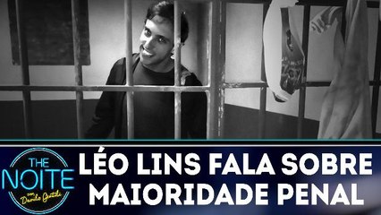 Léo Lins fala sobre maioridade penal