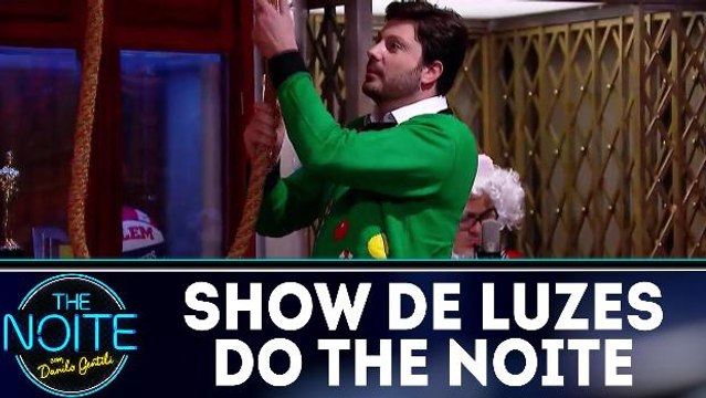 Show de luzes do The Noite