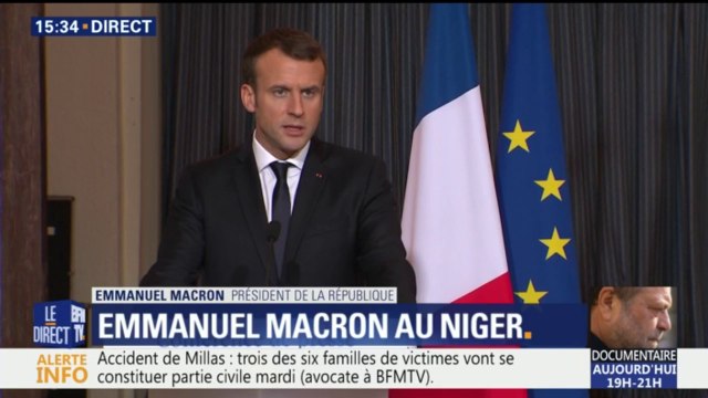 Iyad Ag Ghali est un terroriste et un criminel, il n’y a qu’à mener la guerre contre lui , déclare Macron au Niger