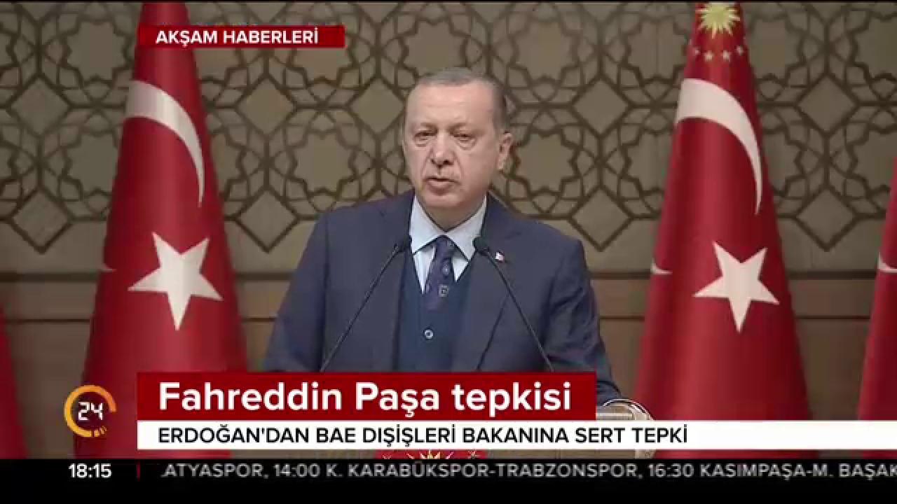 Fahreddin Paşa tepkisi