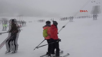 Bursa'da Yüksek Kesimlere Kar Yağdı