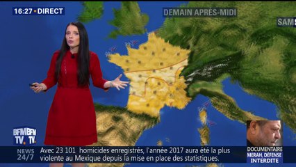 La météo pour ce dimanche 24 décembre 2017