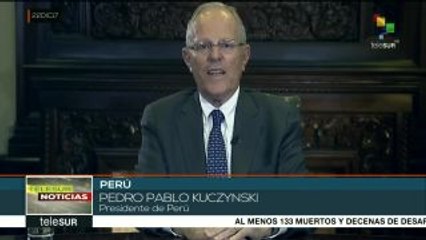 Presidente de Perú anuncia cambios en su Gobierno