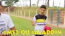 ALADDIN X MS2 ( VALENDO 2 PLACAS DO YOUTUBE ) DESAFIOS DE FUTEBOL