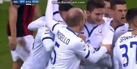 Bryan Cristante GOAL - Milan 0-1 Atalanta