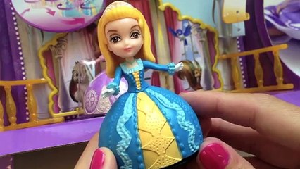 Disney Princess Sofia The First Dolls Dancing Sisters Set Hermanas Bailarinas Magnet Dolls Toys , Cartoons animated movies 2018
