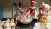 elf on the shelf caught moving - Betty & Buddy Baking at 3am!!!