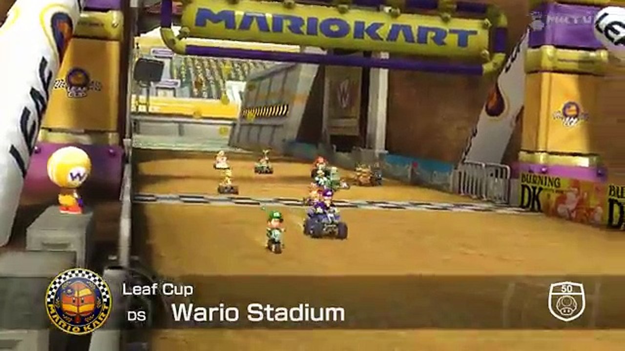 Wii U - Mario Kart 8 - (DS) Wario Stadium